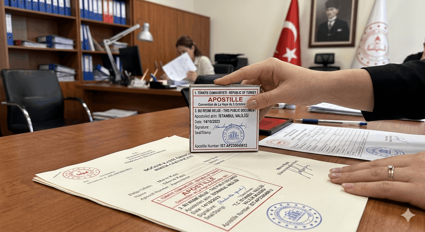 apostil onayı